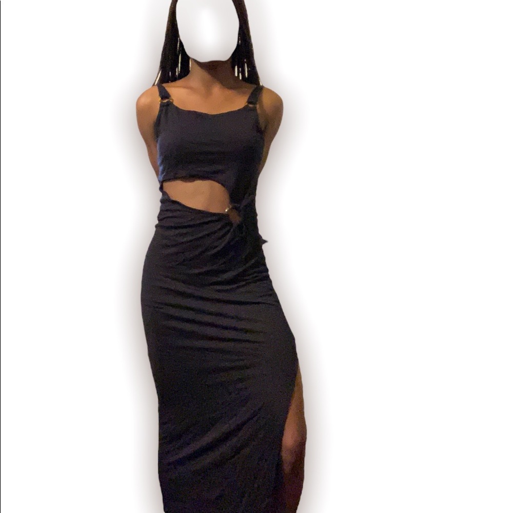 COPY - Party dress Midi long dress slit up the thigh night dress